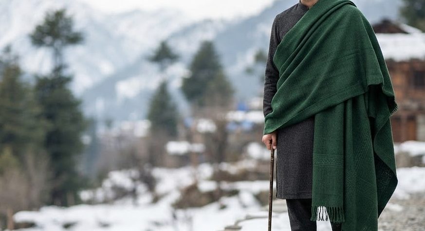 Men's Winter Chadar — detail view